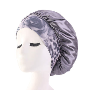 Colorful Satin Bonnet Hair Wrap Cap Hat Headband Headwear