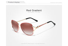 Load image into Gallery viewer, Gradient Polarized Lens Round Butterfly Sunglasses **UV 400 Protection
