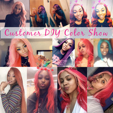 Load image into Gallery viewer, Blonde Bundles With Closure Brazilian Body Wave Remy Human Hair Weave Bundles
