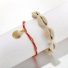 Load image into Gallery viewer, Bohemian Anklets (Pearl Shell Star Beads)
