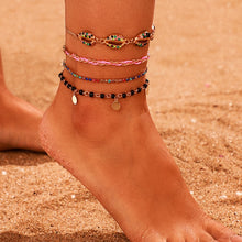 Load image into Gallery viewer, Bohemian Anklets (Pearl Shell Star Beads)
