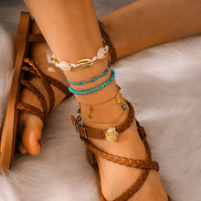 Load image into Gallery viewer, Bohemian Anklets (Pearl Shell Star Beads)
