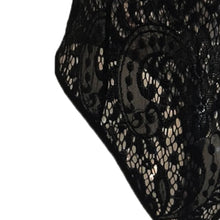 Load image into Gallery viewer, Deep V Neck Lace Backless Bodysuit

