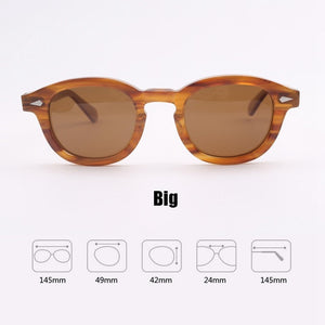 Polarized High Quality Vintage Acetate Sunglasses