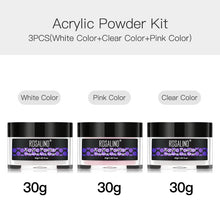 Load image into Gallery viewer, Acrylic Nail Kit For Manicure Set Nail Art Decoration 10g Powder Extension Carved Gel Nail Polish Set Top Base
