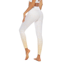 Load image into Gallery viewer, Gold Mid-Calf Print Leggings
