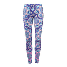 Load image into Gallery viewer, Lotus Flower Bomb Mid-Waist Leggings
