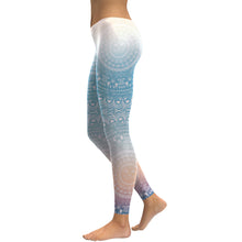 Load image into Gallery viewer, Lotus Flower Bomb Mid-Waist Leggings
