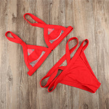 Load image into Gallery viewer, Brazilian Mesh Bikini Set
