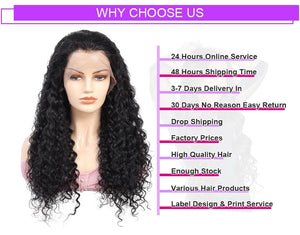 4X4 Peruvian Hair Lace Closure Wig 100% Remy Human Hair Wigs 10-26 Inch