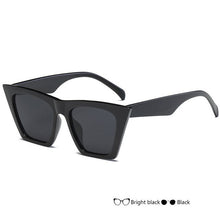 Load image into Gallery viewer, Retro Square Cat Eye Sunglasses
