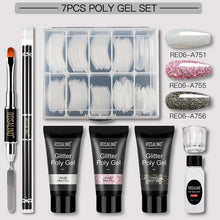 Load image into Gallery viewer, Poly gel Nail Kit All For Manicure Gel Nail Extension Set Acrylic Solution Water Builder Gel Polish For Nails Art Design
