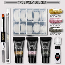 Load image into Gallery viewer, Poly gel Nail Kit All For Manicure Gel Nail Extension Set Acrylic Solution Water Builder Gel Polish For Nails Art Design
