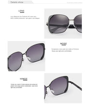 Load image into Gallery viewer, Over Size Polarized Butterfly Sun Glasses **UV 400 Protection
