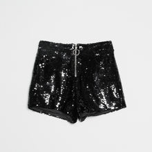 Load image into Gallery viewer, High Waist Shimmer Shorts
