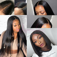 Load image into Gallery viewer, Brazilian Straight Hair Weave Bundles 3 Bundles With Closure 6x6
