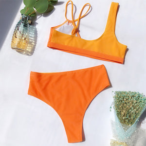 Multi-Color Two-Piece Bikini Set