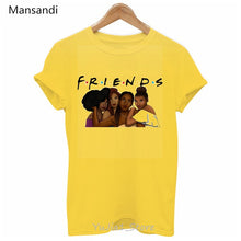 Load image into Gallery viewer, Melanated Black Girls Friends TV Show T-Shirt

