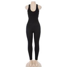 Load image into Gallery viewer, Criss-Cross Backless Bodycon Jumpsuit
