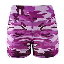Load image into Gallery viewer, Camouflage Print High Waist Stretchy Bodycon Shorts
