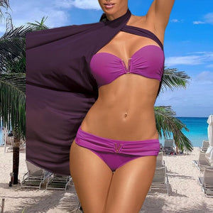 Brazilian High Cut Bandeau Bikini