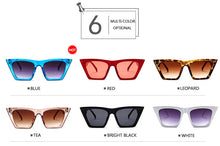 Load image into Gallery viewer, Retro Square Cat Eye Sunglasses
