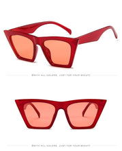 Load image into Gallery viewer, Retro Square Cat Eye Sunglasses
