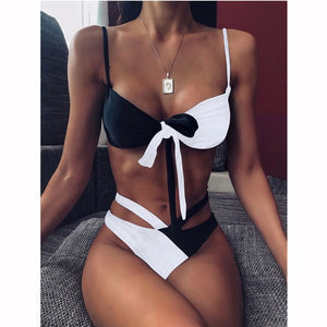 Multi-Color Two-Piece Bikini Set