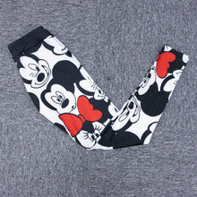 Load image into Gallery viewer, Minnie &amp; Mickey Cartoon Leggings
