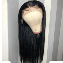 Load image into Gallery viewer, 13X4 Brazilian Remy Straight Lace Frontal Wigs With Baby Hair
