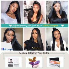 Load image into Gallery viewer, 360 Lace Frontal Wig 13X4 13X6 Brazilian Remy Straight Lace Front Wig 250 Density
