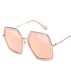 Over Size Square Luxury Sunglasses **UV400 Protection