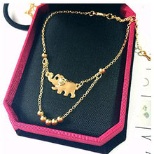 Load image into Gallery viewer, Rhinestone Elephant From India Anklet
