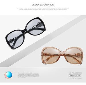Over Size Polarized Photochromic Chameleon Sunglasses **UV400 Protection