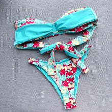 Load image into Gallery viewer, Brazilian Bandeau Bikini Set
