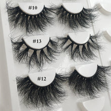 Load image into Gallery viewer, RED SIREN Mink Eyelashes 25mm Lashes Fluffy Messy 3D False Eyelashes Dramatic Long Natural Lashes Wholesale Makeup Mink Lashes
