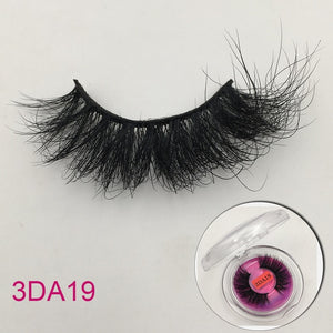 RED SIREN Mink Eyelashes 25mm Lashes Fluffy Messy 3D False Eyelashes Dramatic Long Natural Lashes Wholesale Makeup Mink Lashes