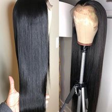 Load image into Gallery viewer, Brazilian 13x6 Glueless Lace Front Human Hair Wigs Pre Plucked 28, 30 Inch 360 Frontal Wig Full Lace
