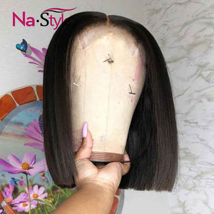 Skin Melt HD Transparent Straight Lace Front Human Hair Wigs