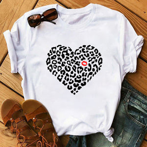 Leopard Print Designer T-Shirts