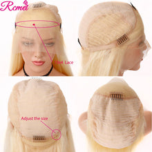 Load image into Gallery viewer, 13x4 Glueless 613 Honey Blonde Lace Front Wig Brazilian Straight Lace Front Human Hair Wigs Pre Plucked Lace Remy Wig 150%
