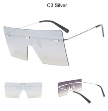 Load image into Gallery viewer, Square Big Frame Rimless Retro Vintage Luxury Sunglasses
