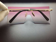 Load image into Gallery viewer, Square Big Frame Rimless Retro Vintage Luxury Sunglasses
