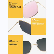 Load image into Gallery viewer, Retro Alloy Square Gradient Sunglasses **UV400 Protection
