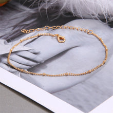 Load image into Gallery viewer, Vintage Silver Bead Chain Anklet
