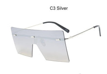 Load image into Gallery viewer, Square Big Frame Rimless Retro Vintage Luxury Sunglasses
