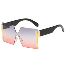 Load image into Gallery viewer, Over Sized Square Rimless Designer Sunglasses
