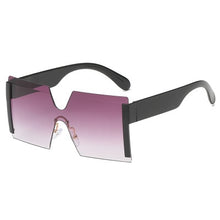 Load image into Gallery viewer, Over Sized Square Rimless Designer Sunglasses

