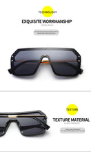 Load image into Gallery viewer, Metal Frame Over Sized Square Vintage Sun Glasses ** UV400 Protection
