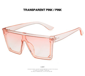 Square Big Frame Mirror Sunglasses **UV400 (13 different colors available)